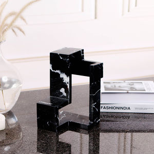 Arredamento per la casa moderna elegante oggetti di Design in marmo arte arredamento morbido per l'albergo e la casa accessori decorazioni fantasia - Product Image 5