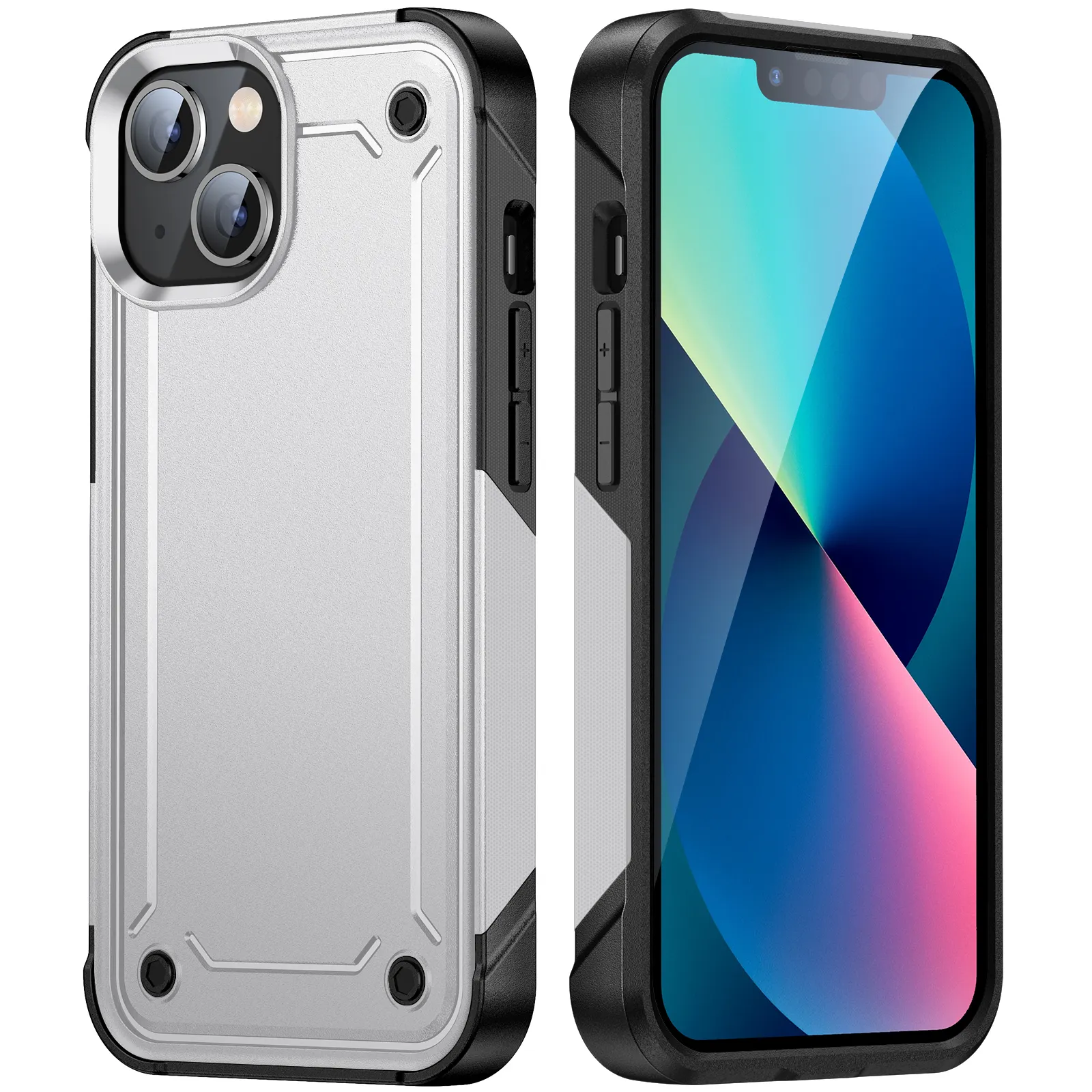 Vendita calda Custom 2-in-1 custodia in TPU resistente agli urti in plastica riciclata compatibile IP 12 Pro Max 13 11X8 7 6 serie XS Max telefoni cellulari