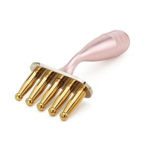 Acupresión magnética, masajeador de punto meridiano, herramienta de titanio rosa, drenaje de ácido linfático, pluma de masaje GUASHA, tenedor, dispositivo de belleza - Product Image 6