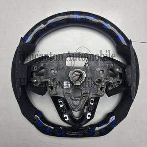 Volante Deportivo de Fibra de Carbono Forjado con Luces LED, Compatible con Cadillac CT4 CT5 - Product Image 5