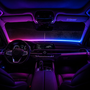 Lampu Strip LED RGB Trontech untuk Kaca Depan Mobil, Lampu Atmosfer Dashboard, Kontrol via Aplikasi, Lampu Neon Dekoratif Interior - Product Image 5