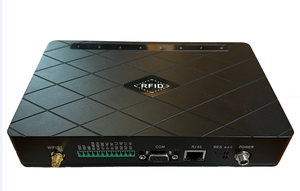 Hatrida RFID chip Reader UHF cố định đầu đọc thẻ và Đầu đọc thẻ Android DC + 5V ~ + 24V OEM ODM CN gua hiệu suất cao 8-Port Đen - Product Image 4