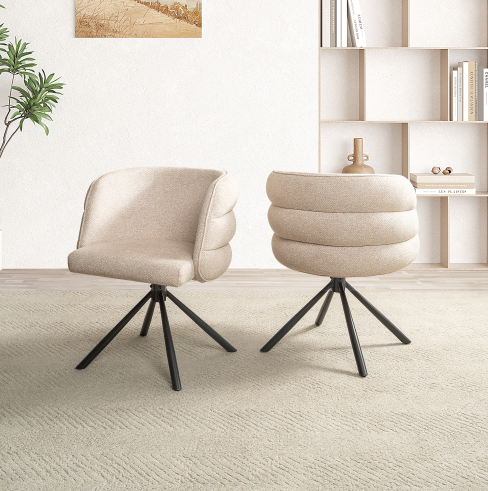 Beige + Chenille + Metal