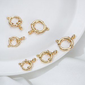 14K Pvd Gold Stainless Steel Sailor Spring Clasps Hooks Connectors for DIY Necklace Bracelets <strong>Jewelry</strong> Making <strong>Supplies</strong> Finding - Product Image 6