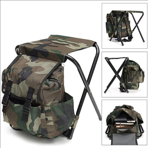 Chaise de pêche pliante de camping en plein air, tabouret robuste et confortable, sac à dos portable, sac de siège, chaise de pêche économique, siège de randonnée - Product Image 2