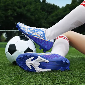 Chaussures de football professionnelles, nouvelles chaussures de football Cheetah Assassin à tige basse, crampons longs TF, crampons cassés, chaussures de sport d'entraînement - Product Image 5