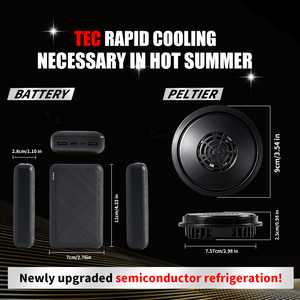 Chaleco Refrigerante TEC Semiconductor Peltier para <span class=keywords><strong>Verano</strong></span>, Aire Libre, <span class=keywords><strong>Hombre</strong></span> y Mujer, Informal, 100% Poliéster, Ropa Refrigerante para Clima Cálido - Product Image 5