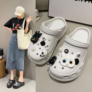 Pantofole da donna da ufficio al coperto con comodo tacco JH268-1 crescente - Product Image 1