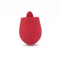 Wosilicone Rose Shaped Zunge lecken Vibrator Frauen Klitoris Nippel Stimulation Massage gerät Mädchen Masturbation Sexspielzeug