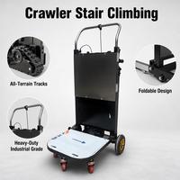 Monte-escalier électrique pliable rechargeable 48V robuste 300 kg pour usage domestique, avec vitesse réglable
