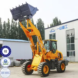 China factory wheel loader Articulated mini wheel loader mini loaders top front end load log track diesel agricultural machinery