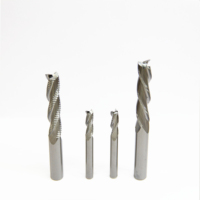 YASEN OEM/ODM Fraise à dégrossir spirale à 2 dents en carbure monobloc de haute précision pour centre d'usinage CNC et machine de gravure, pour fraisage en spirale