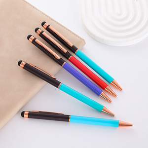 Pubblicità stampa personalizzata sottile penne in metallo basso moq stock sofital in metallo per hotel - Product Image 6