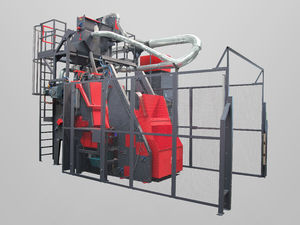 เครื่องยิงลูกระเบิดแบบอัตโนมัติเครื่องดักฝุ่นแบบตีนตะขาบเครื่องยิงทำความสะอาดมอเตอร์กระปุกเกียร์สำหรับพื้นผิวโลหะสนิม - Product Image 6