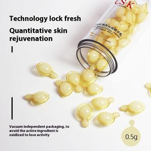 Venta al por mayor Hidratante facial C Vitamina Vc Suero Cuidado DE LA PIEL Aceite esencial para la cara Brillo natural orgánico Antienvejecimiento 32 cápsulas - Product Image 3