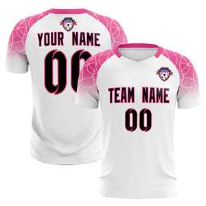 ชุดฝึกซ้อมฟุตบอลสีขาวแบบคลาสสิกสำหรับผู้ใหญ่/เด็ก - Product Image 1