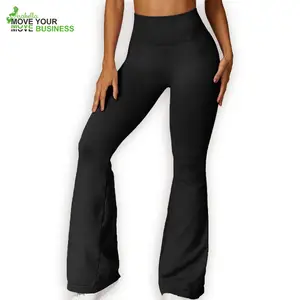 Arabella 2024 Conjuntos de treino de bunda com logotipo personalizado, leggings pretas para mulheres, fitness à prova de agachamento