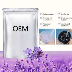 Maschera Viso OEM alla Lavanda con Vitamina <span class=keywords><strong>C</strong></span> Anti-Età, Controllo del Sebo e Idratazione, Peeling Spa per Sbiancamento della Pelle, Polvere per Maschera Facciale - Product Image 4