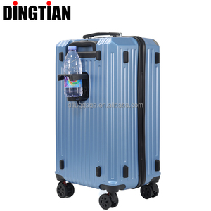 Juego de Maletas Rígidas Extra Ligeras <span class=keywords><strong>con</strong></span> Candado TSA, Compartimento <span class=keywords><strong>para</strong></span> Botella de Agua, 8 <span class=keywords><strong>Ruedas</strong></span> Silenciosas, Material ABS/PC, 3 Piezas, <span class=keywords><strong>para</strong></span> Viajes Familiares - Product Image 5