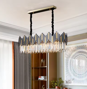 Zeal Lighting Hotel decorativo dorado sala de estar accesorios de iluminación colgantes candelabros de cristal de techo led - Product Image 2