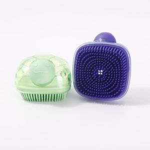 Der Preis ist verhandelbar anpassbar Oval-förmiger PS-Griff Haar bürste Haar massage kamm für die Dusche - Product Image 4