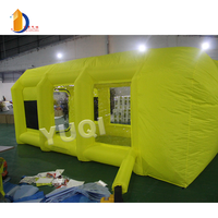 Cabine de peinture gonflable YUQI, poste de travail automobile, tente à vendre