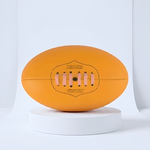 Manufacturer Custom Logo Small Footy Synthetic Size 1 Training AFL Ball Children Kids Wholesale Supplier OEM ODM - Product Image 1