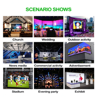 Panneaux LED pour stand d'exposition, scène, P1.9 P2.6 P2.9 P3.91 P4.81mm, mur vidéo LED, écran LED de location intérieur