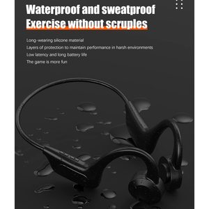 Fone de Ouvido Esportivo Sem Fio TWS G02 IPX7 à Prova D'água com Suporte para Cartão TF e Reprodução MP3, Fone de Condução Óssea <span class=keywords><strong>Bluetooth</strong></span> Elástico e Macio - Product Image 5