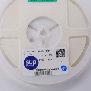 Manufacturer Direct RR1608 0603L0R27FT 0603 1608 Resistors SMD Low Resistance Resistors 0.27ohm 1% 1/10W Thick Film Resistor - Product Image 1