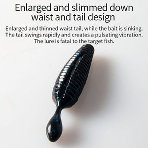 Señuelo Blando Ya Jie de 6 cm con Forma de Martillo, Señuelo Biónico para Pesca de Lubina - Product Image 5