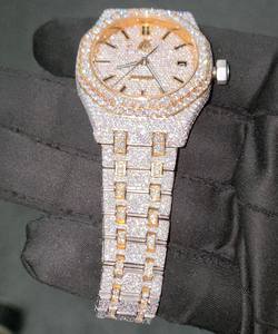Women's Stainless Steel 38mm Fashion Business <b>Watch</b> with VVS Moissanite Diamonds - Product Image 4