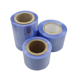 <span class=keywords><strong>Film</strong></span> d'emballage plastique en gros d'usine, <span class=keywords><strong>film</strong></span> rétractable thermique en PVC <span class=keywords><strong>bleu</strong></span> transparent pour l'emballage - Product Image 4