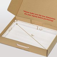 Laptop-Box für bis zu 17,3 Zoll Notebook-Computer, Karton Laptop-Versand box, Notebook Secure Mailer Box