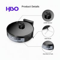 Robot Aspirateur Intelligent V8 3500±270Pa avec Fonction Serpillière, Moteur Sans Balais, Navigation LDS, Contrôle par Application, Vente Directe Usine, OEM ODM