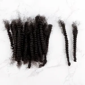 VAST Human Dreadlocks Extensions 4b 4c Virgin Hair Bulk Afro Braiding Human Loc Extensions Human Hair Bulk