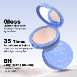 <span class=keywords><strong>Poudre</strong></span> fixante pressée waterproof, couvrance totale, contrôle du sébum, longue tenue, fini mat lissant, maquillage visage, marque privée - Product Image 4