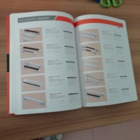 Personnalisé parfait couverture rigide polychrome magazine de mode/service d'impression de catalogue usine