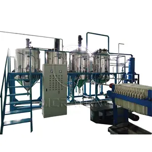 Máquina de refinación de aceite máquina de refinería de aceite comestible máquina de procesamiento de aceite de soja