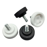 Support de pied réglable M6 M8 pour table basse, bureau, armoire, égouttoir - Plastique antidérapant, installation facile, utilisation salle à manger et cuisine