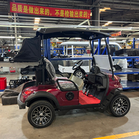 Borcart fabrique la fourniture de voiturette de golf 2 places 4X4 voiturette de golf électrique tout-terrain chasse Buggy Club Car
