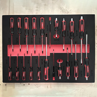 Juego de Herramientas Profesional de 245 Piezas con Carro de Herramientas Móvil, Kit de Mecánica de 7 Cajones para Taller de Reparación Automotriz 4S