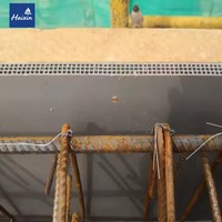 Panneau de coffrage en PP résistant aux produits chimiques, surface plane, ingénierie civile, coffrage de construction