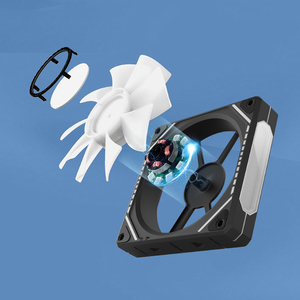 Modular argb người hâm mộ <span class=keywords><strong>Kit</strong></span> lăng kính cộng với Infinity gương thiết kế chiếu sáng PWM auto-tốc độ im lặng làm mát dễ dàng daisy-chuỗi cho PC xây dựng - Product Image 3