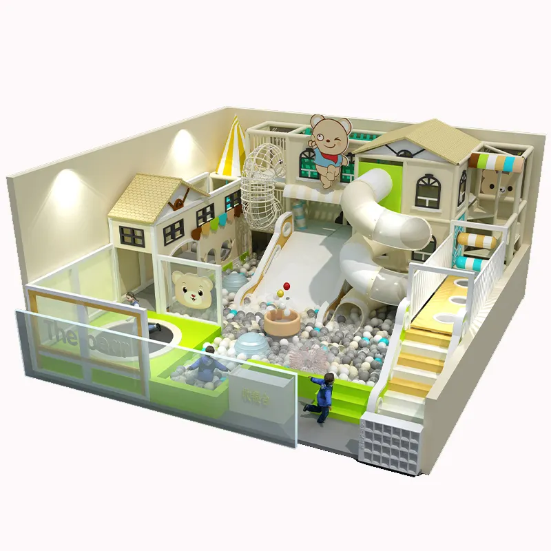 Children's' Kids' Favorite Soft Play House Restaurant Colorful Commercial Indoor Playground