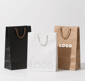 Sacchetti di Carta Personalizzati di Lusso con Manico e Logo Personalizzato, Rivestiti Premium, per Negozi di Regali - Product Image 3