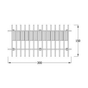 Pergola en bois Soylu Grup 3x1,5m Modèle avec sièges Fabriqué en Turquie - Product Image 3
