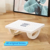 Repose-pieds ergonomique de bureau en plastique PP durable, ottoman et planche d'équilibre portables et écologiques pour salle de bain