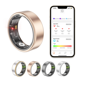 SR06 IP68อัจฉริยะกันน้ำแหวนกีฬาสำหรับผู้ชายและผู้หญิง<span class=keywords><strong>นิ้ว</strong></span>อัตราการเต้นของหัวใจและออกซิเจนในเลือดที่ควบคุมด้วยแอปติดตามการนอนหลับ - Product Image 1