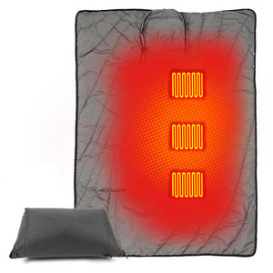 Wholesale 2in1 Outdoor Camping Warmer Thermal 3 <b>Heat</b> Settings Wearable <b>USB</b> <b>Heated</b> Throw Blanket - Product Image 1